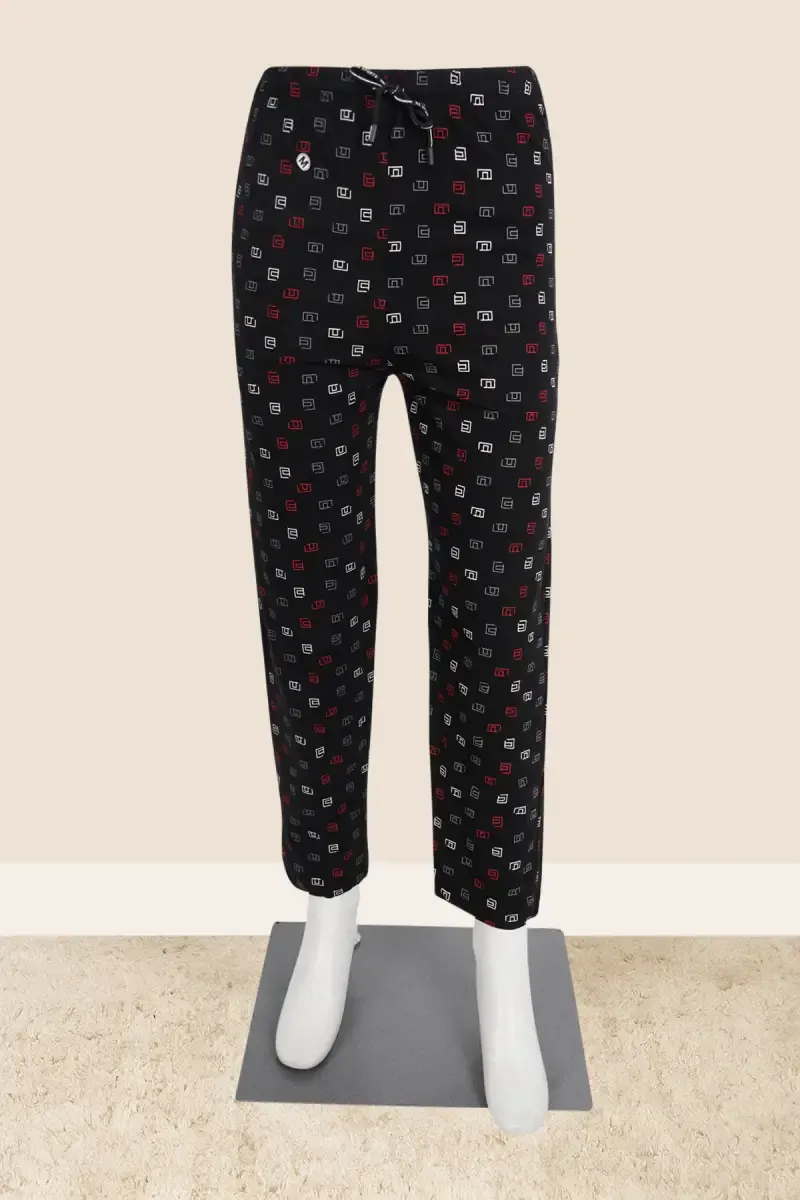 Cotton Geometric Printed Pyjama Pant for Women