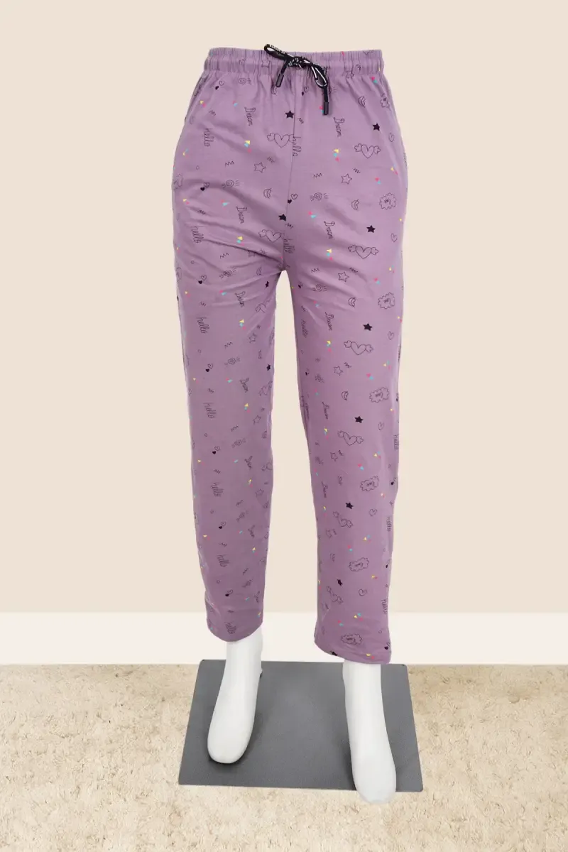 Cotton Conversational Printed Pyjama Pant for Women