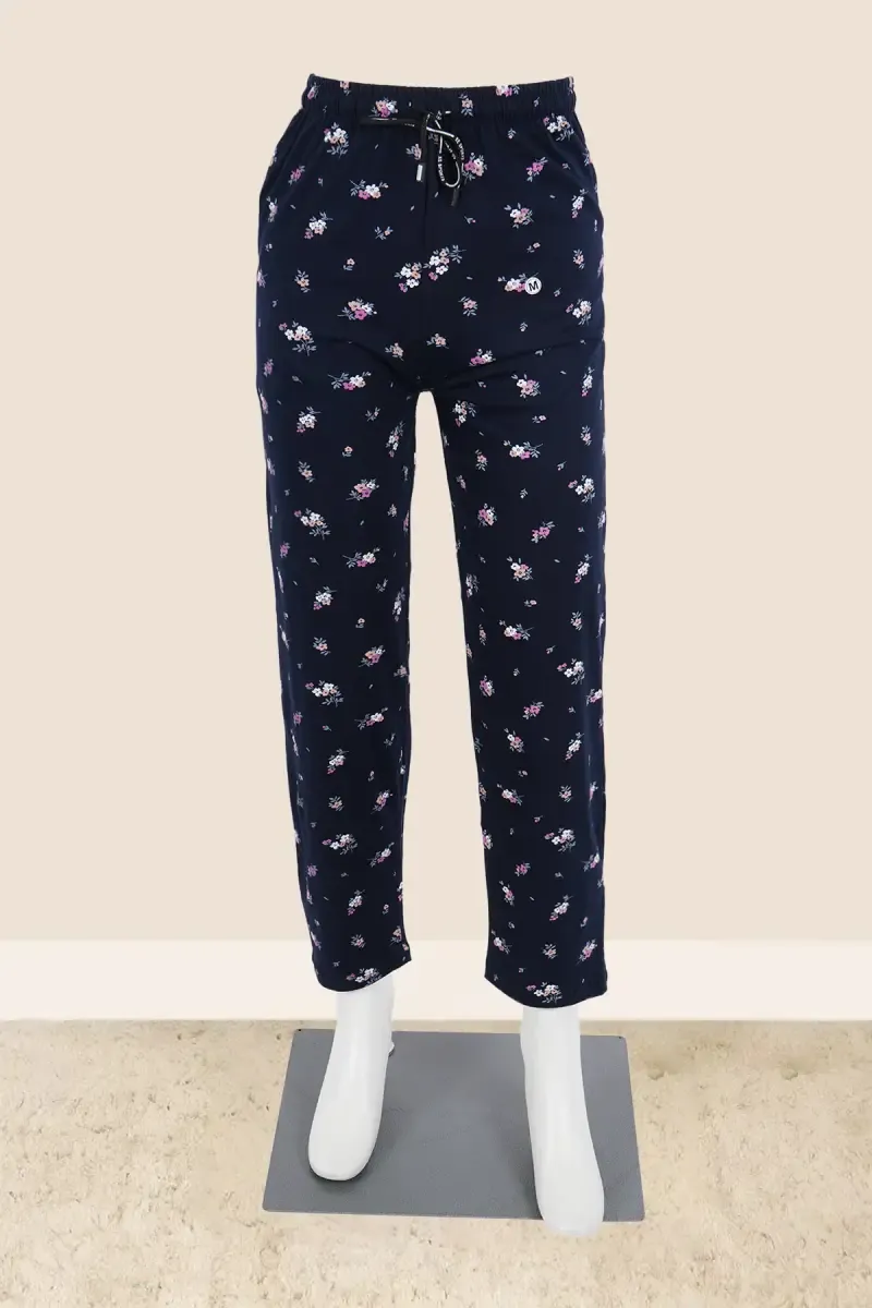 Cotton Floral Printed Pyjama Pant for Women
