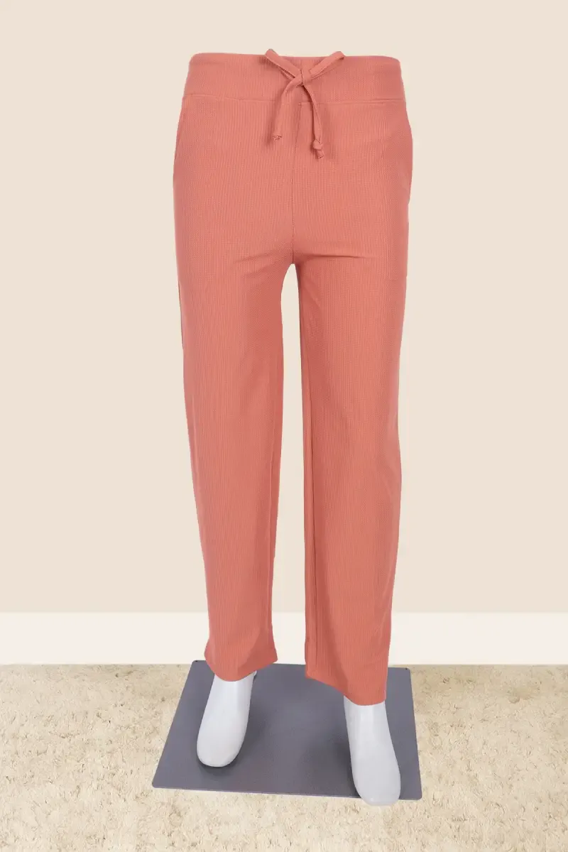 Cotton Texture Pant with Pocket for Women 034442XLRUS