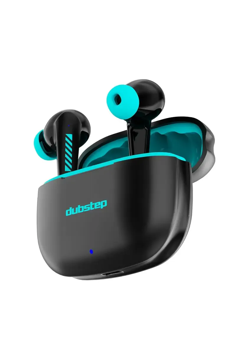 Dubstep Buzz X3 In Ear TWS Earbuds with 42 Hrs Playtime, ENC, Xbass Tech (Black & Blue)