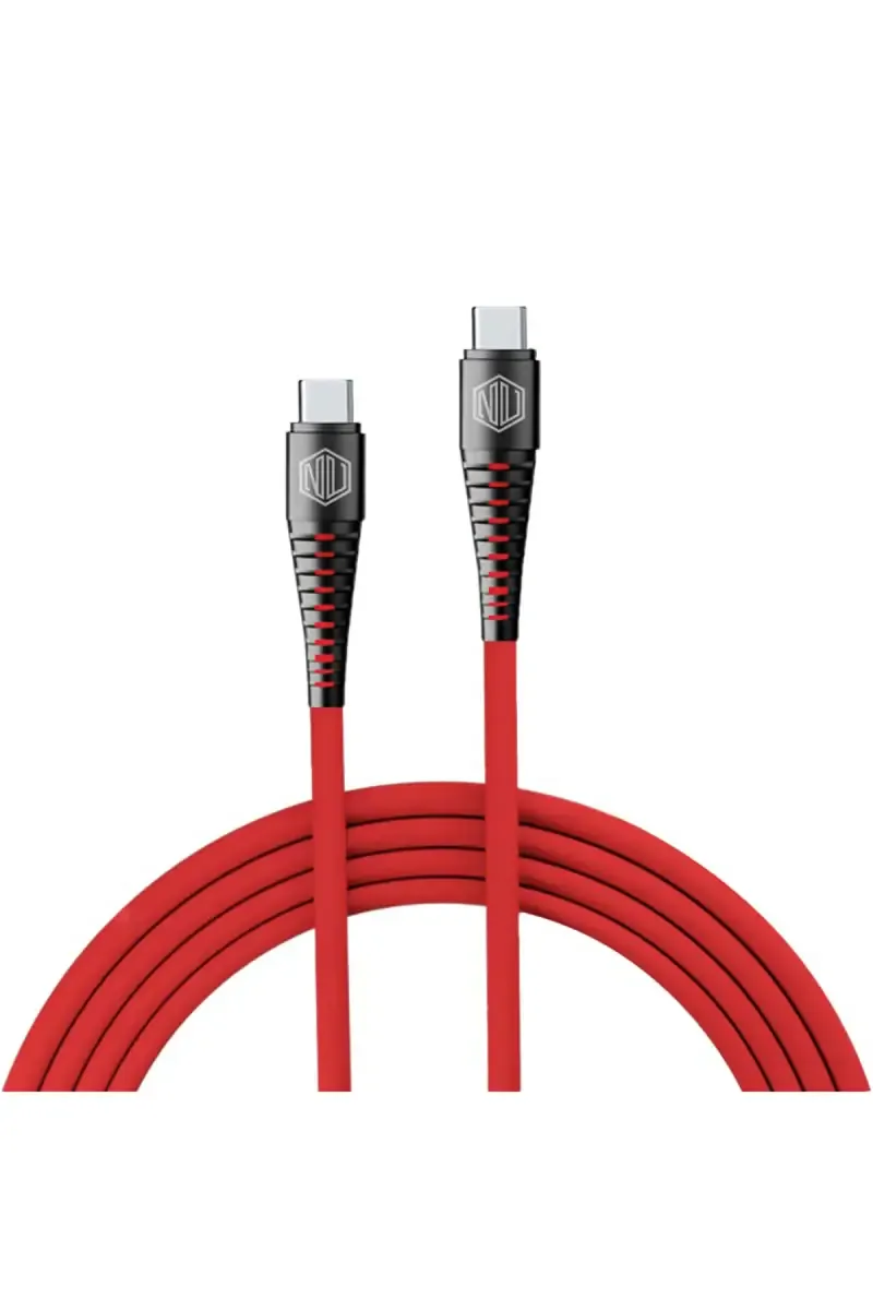 Nu Republic Blaze Supersonic 65W 1m Type C to Type C Fast Charging Cable (Red)