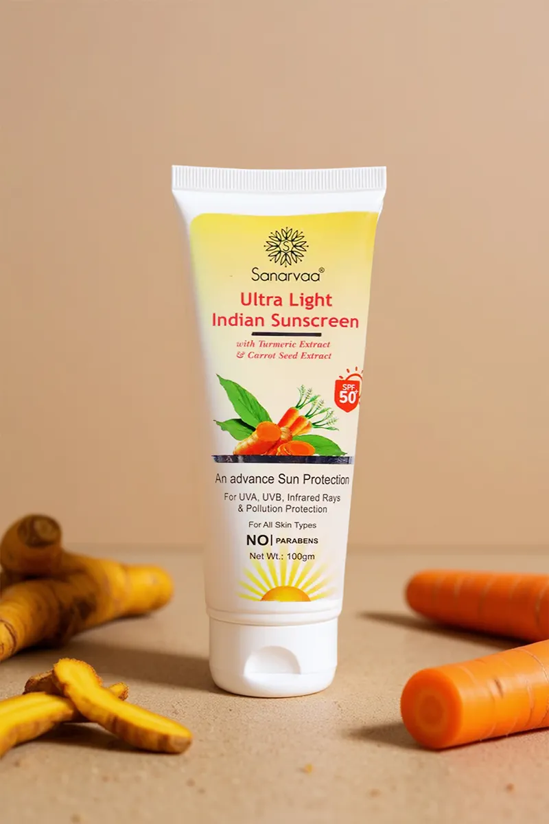 Sanarvaa Ultra Light Indian Sunscreen - 100g