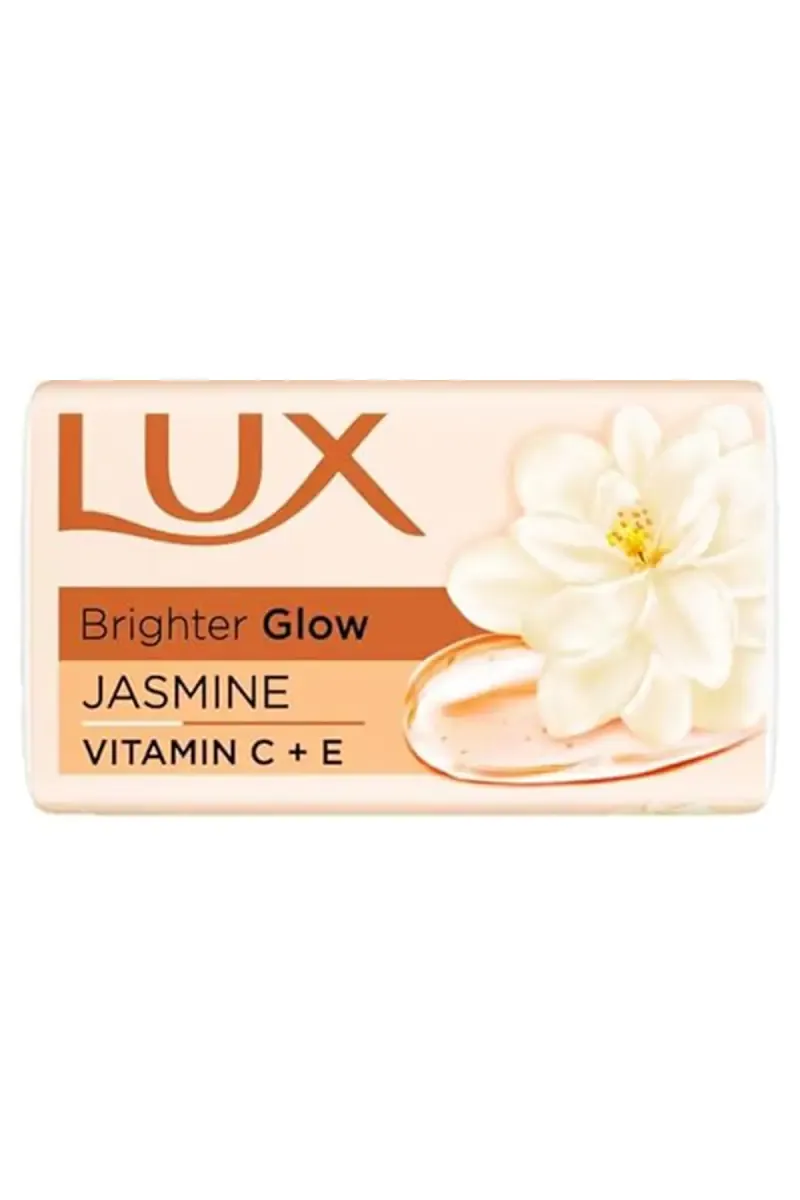 Lux Bright Glow Jasmine & Vitamin C, E for Glowing Skin Beauty Soap - 100g