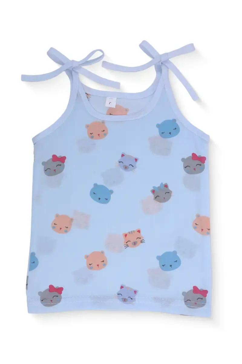 Cotton Knot Jhabla for Babies - Light Blue  034670LIGBLU69M