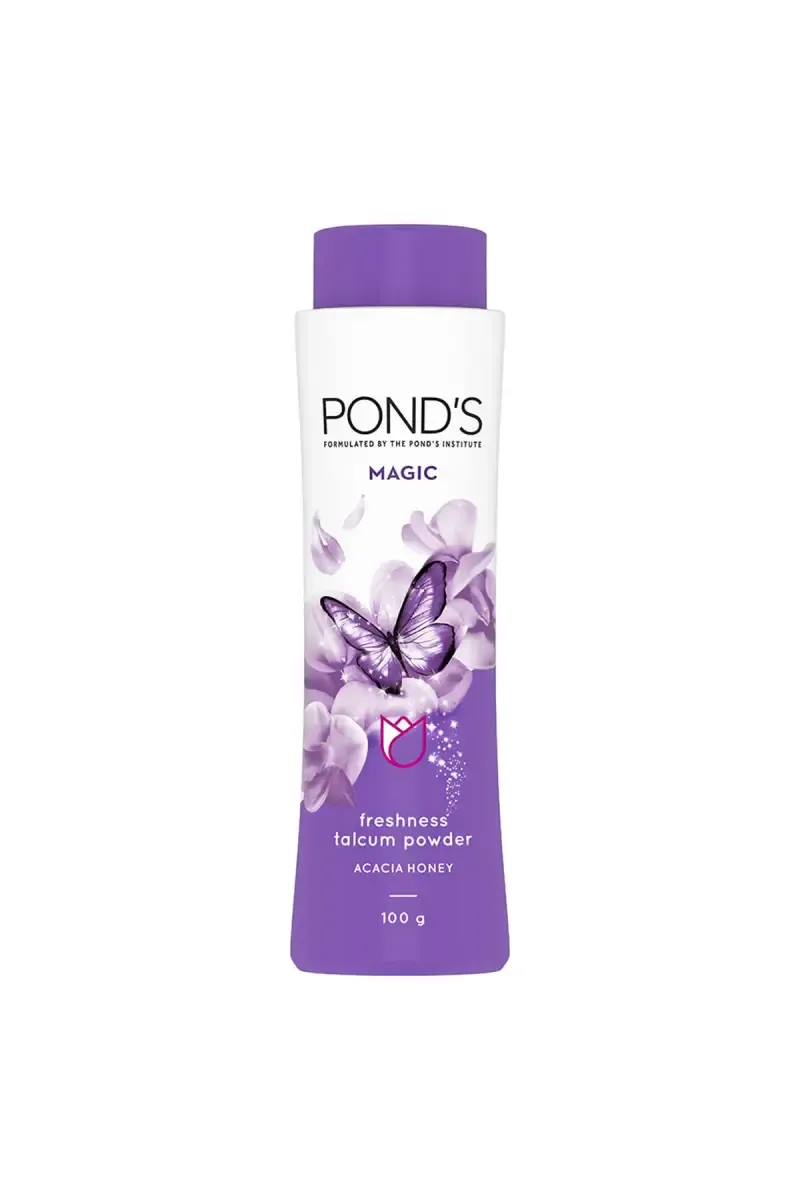 Pond 's Magic Freshness Talcum Powder With Fragrance of Acacia Honey - 100g
