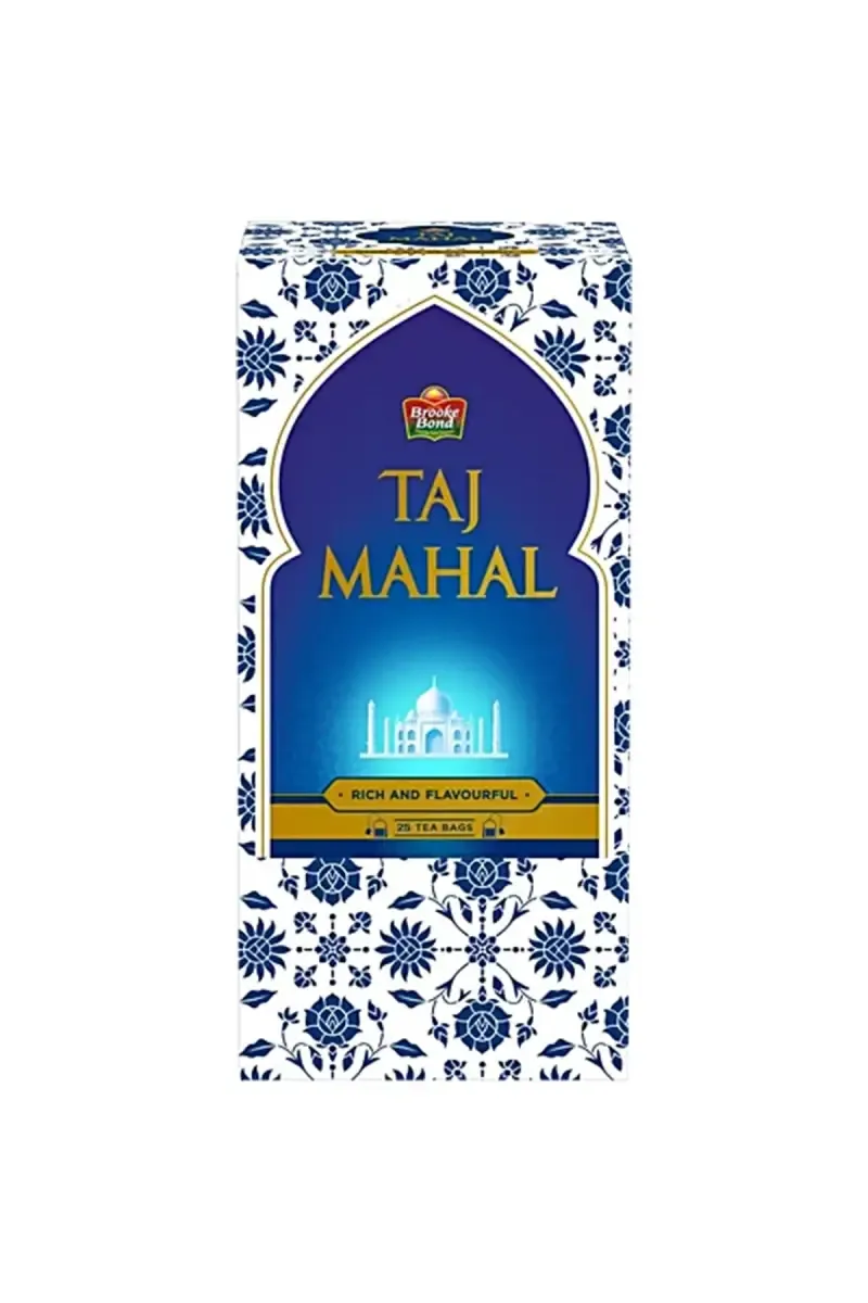 Taj Mahal Rich and Flavourful Tea Bags - 25 Bags * 1.9g