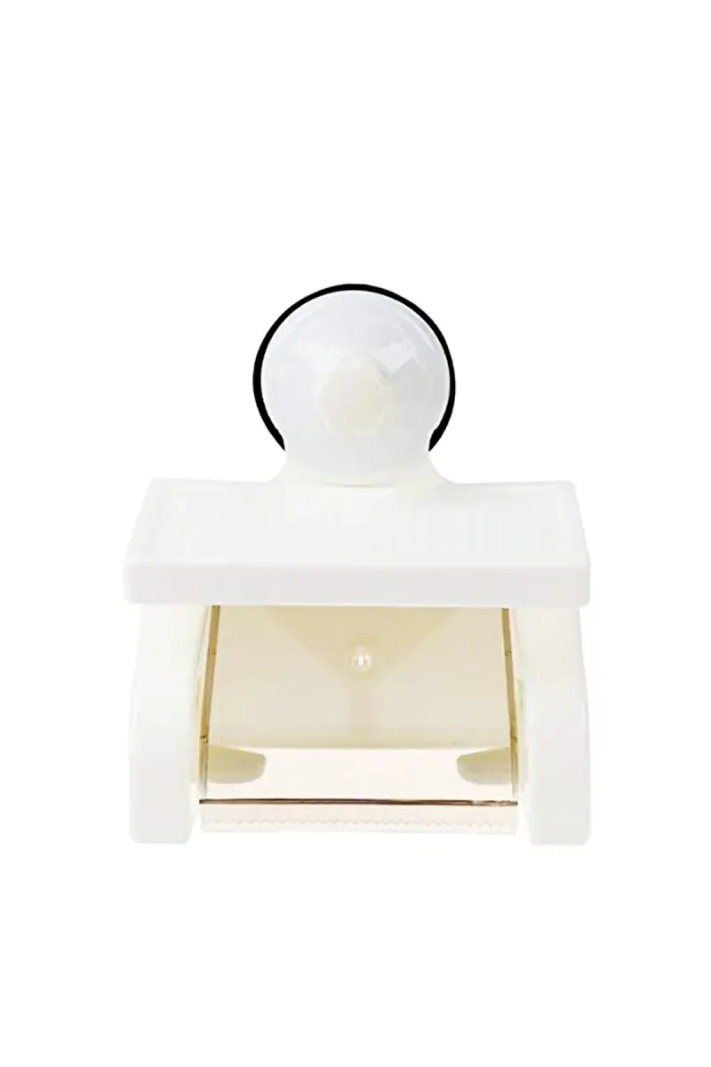 Plastic Tissue Paper Roll Holder with Shelf Rack - 17 x 11 Cm