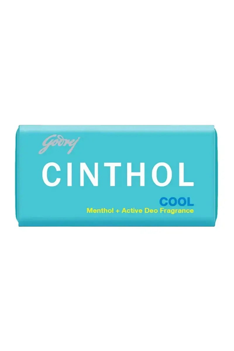 Cinthol Cool Menthol + Active Deo Fragrance Soap - 100g