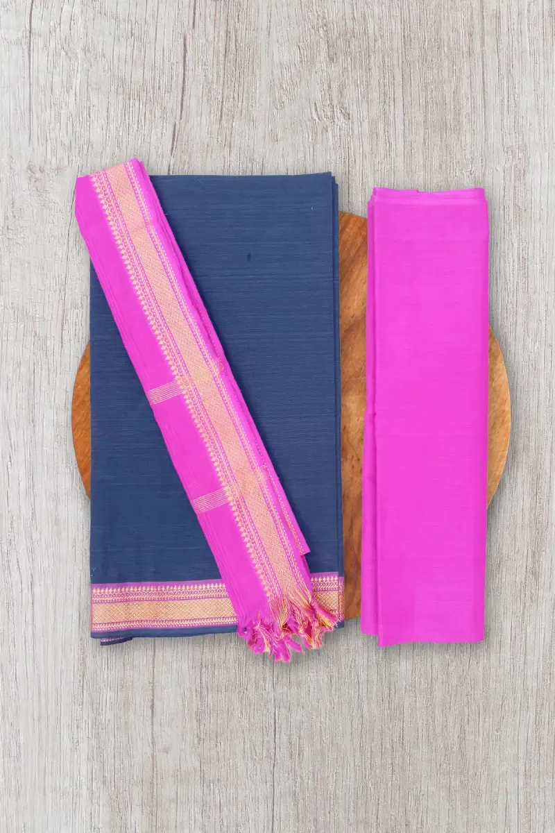 Polycotton Mangalagiri Unstitched Churidar Material for Women