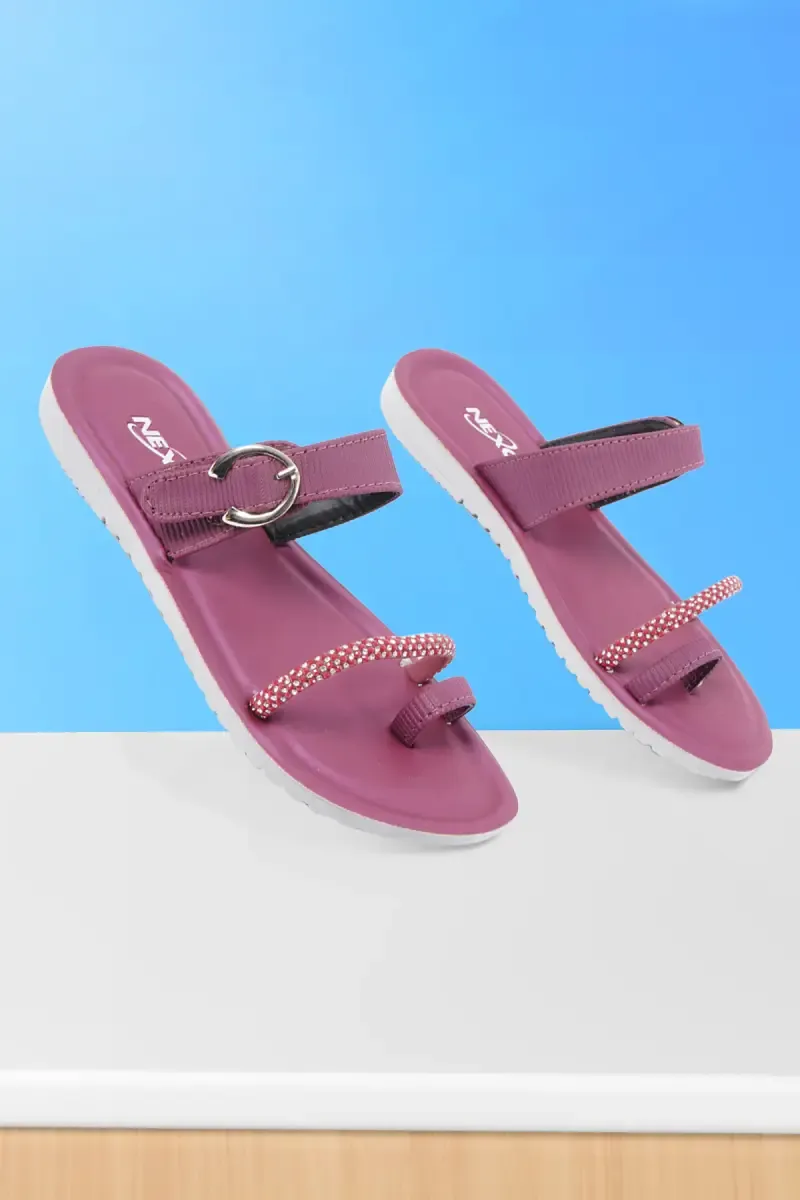 Stylish Slip-On with Buckle Sandals for Women 0349617GRA