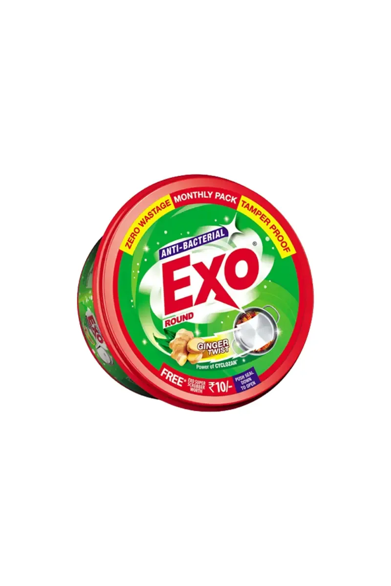 Exo Anti-Bacterial Ginger Twist Dishwash Bar Round - 700g