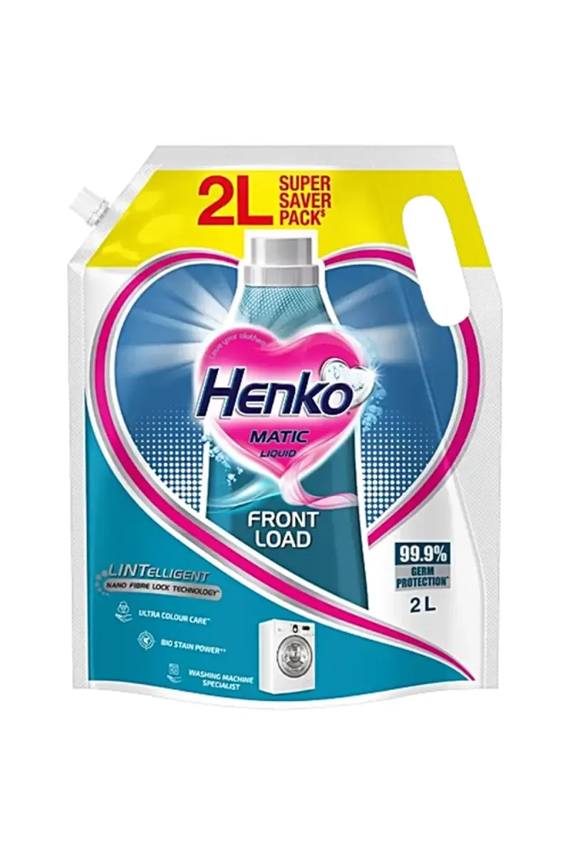 Henko Matic Front Load Detergent Liquid - 2 Ltr