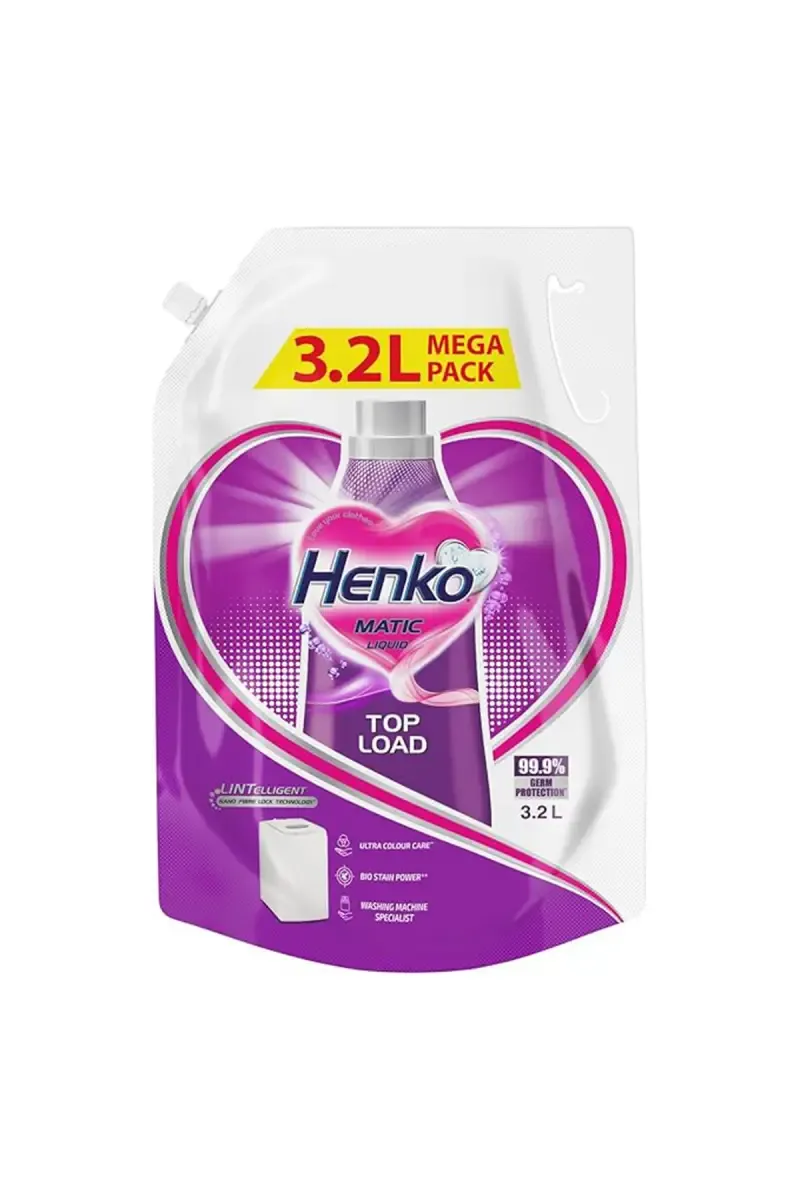Henko Matic Top Load Detergent Liquid - 3.2 Ltr