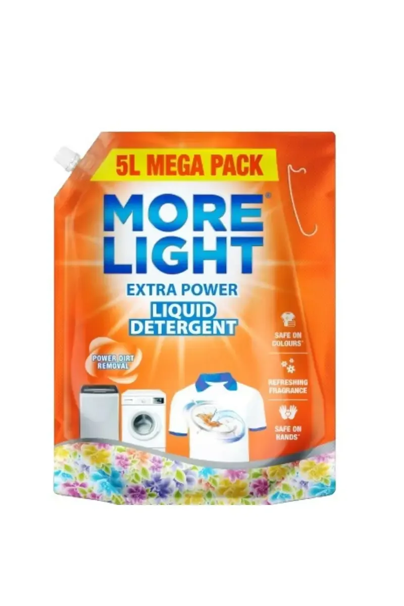 More Light Extra Power Liquid Detergent - 5 Ltr