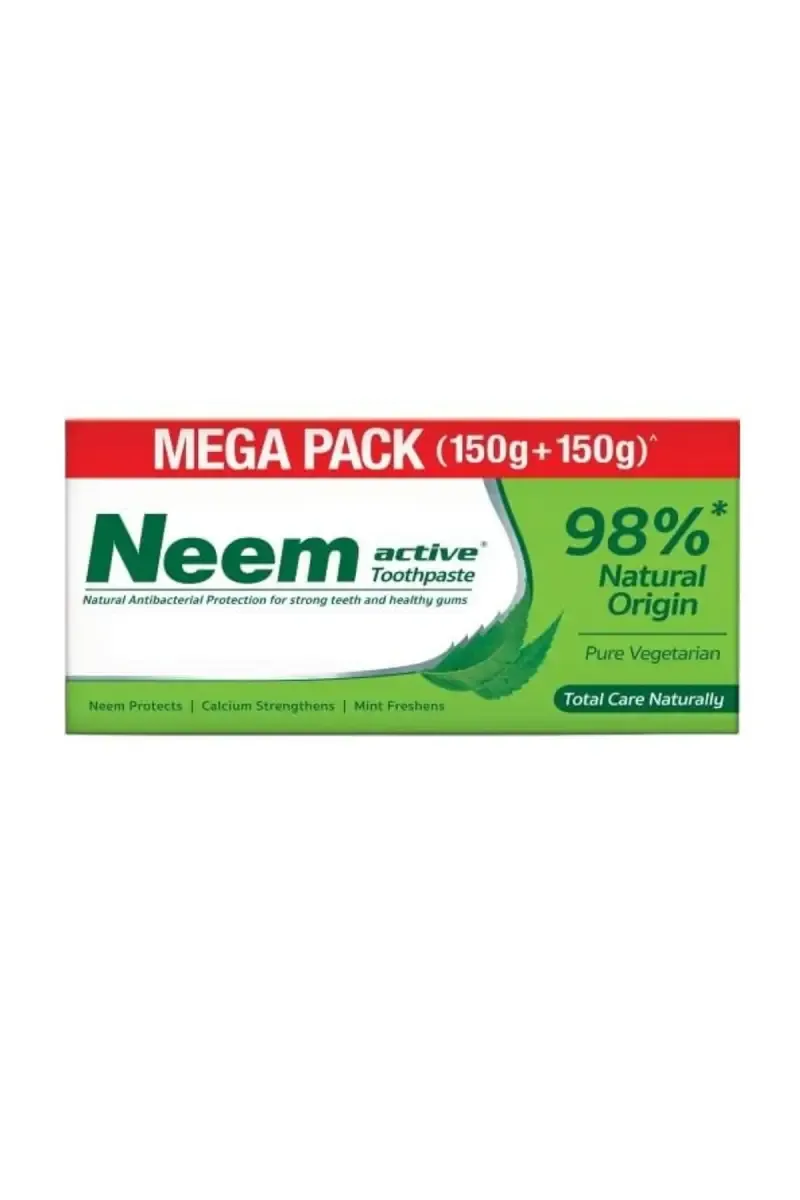 Neem Active Toothpaste - 2 × 150g BP001812X150G