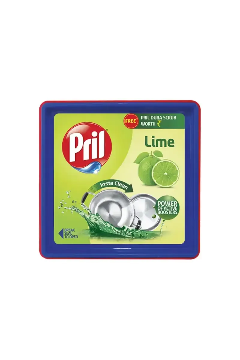 Pril  Lime + Vinegar Dish Wash Bar - 500g Tub