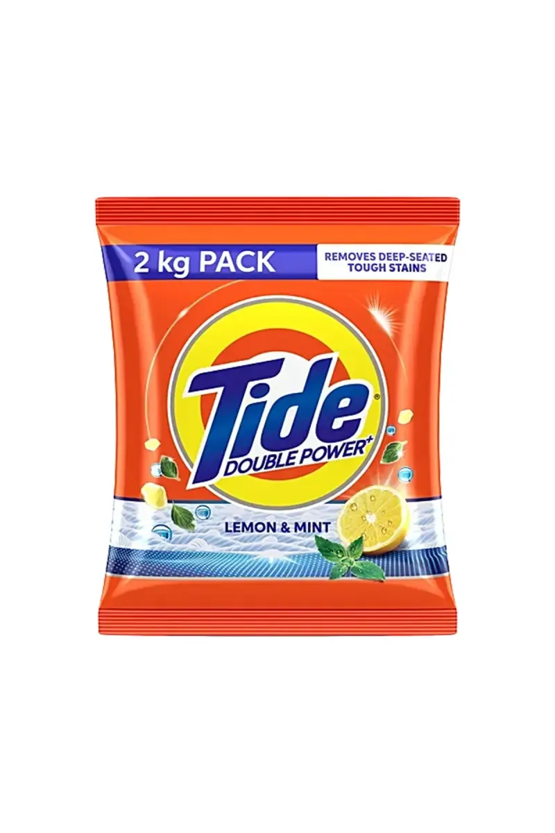 Tide Lemon & Mint Detergent Washing Powder - 2 Kg Pouch