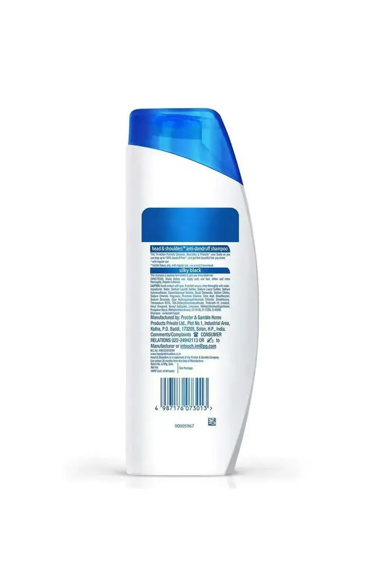 Head & Shoulders Silky Black Anti-Dandruff Shampoo - 180 ml