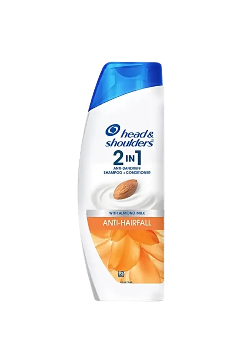 Head & Shoulders 2-in-1 Anti hairfall, Anti Dandruff Shampoo + Conditioner - 180ml