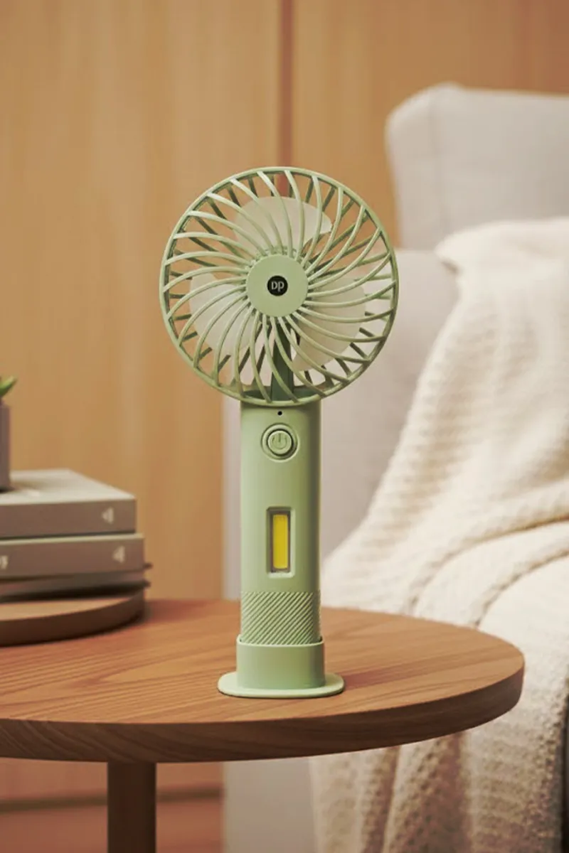 DP-7634 Portable Rechargeable Fan with 240 V, 700 mAh, 2 Speed