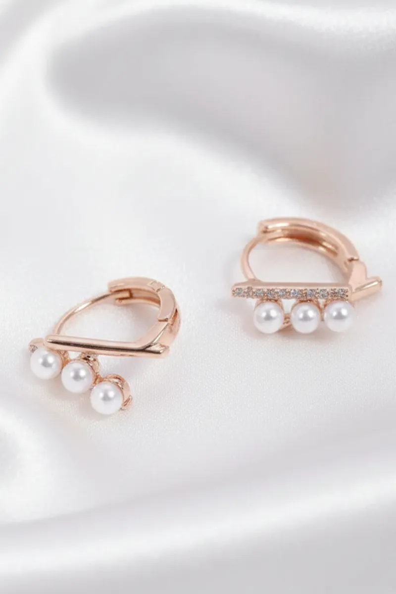 Gold Plated Hoop Earrings for Women
