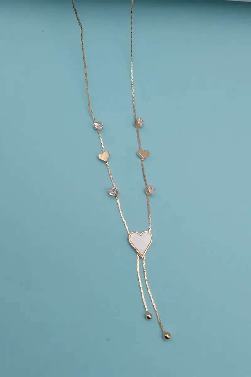 Adjustable Heart Pendant Necklace for Women