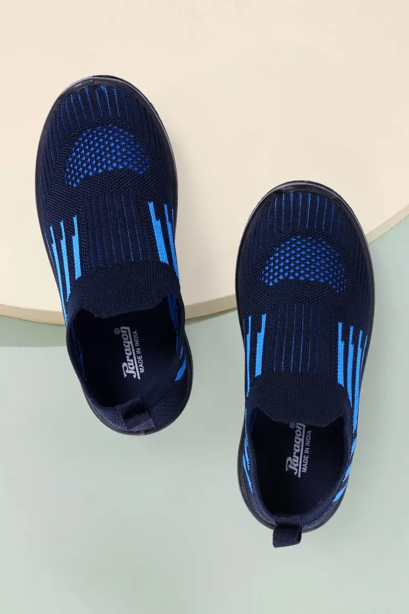 Knit Textured Slip-On Casual Shoes for Boys 03551913NAVBLU