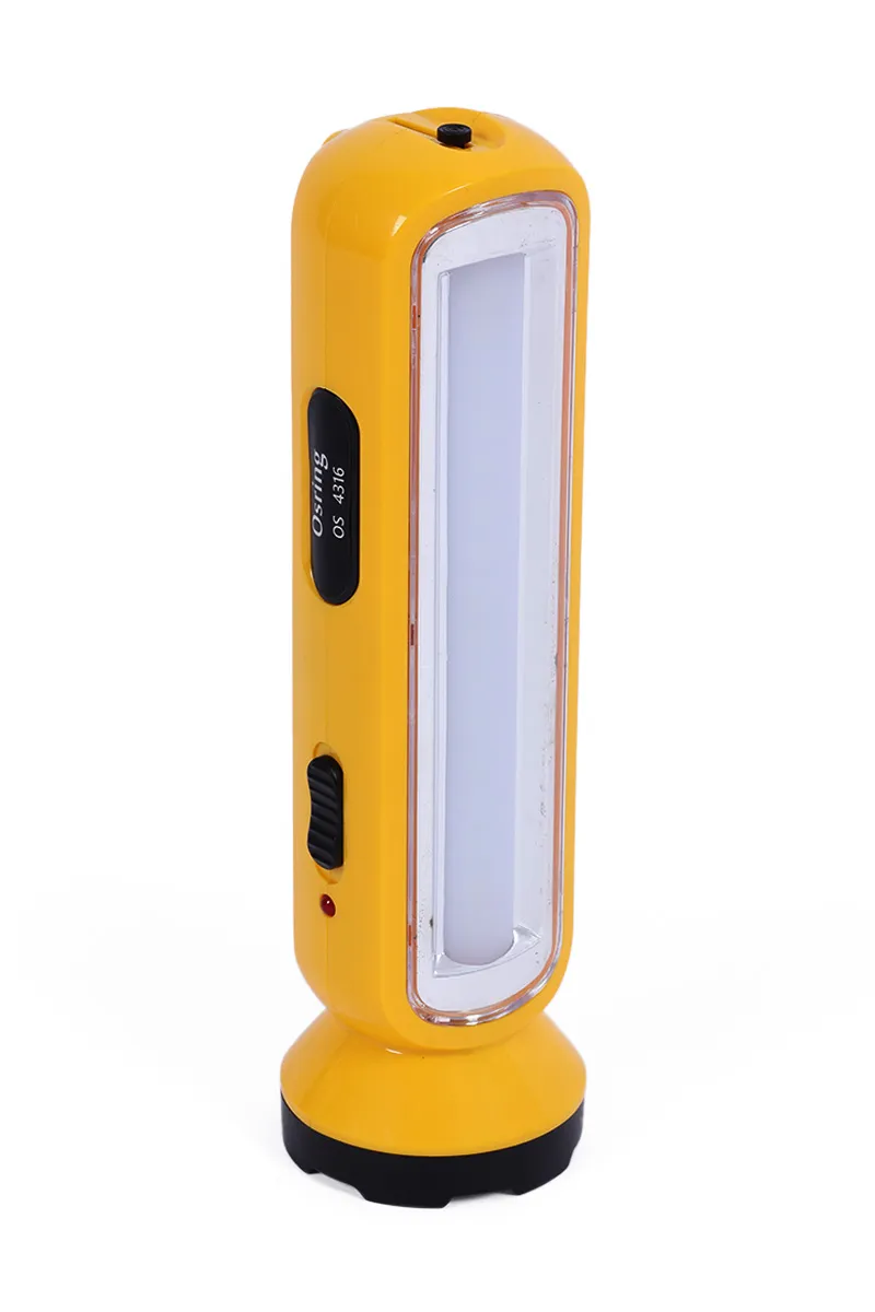 Rechargeable 2-in-1 Emergency LED Light & Torch Light (Yellow) 035537431YEL