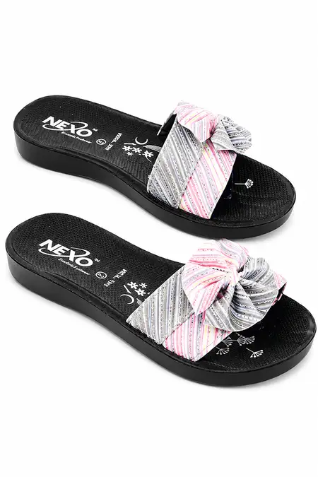 Girl's Bow Knot Comfort Slides