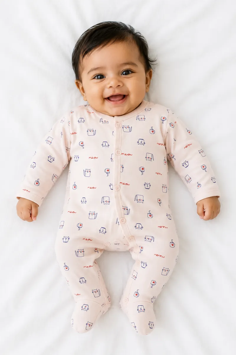 Rompers for Babies - Light Orange