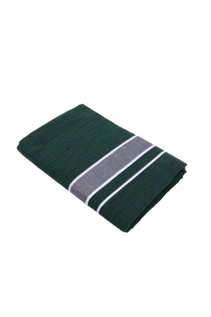 Men's Cotton Printed Dhoti with Border 035612DARGRE2MTR