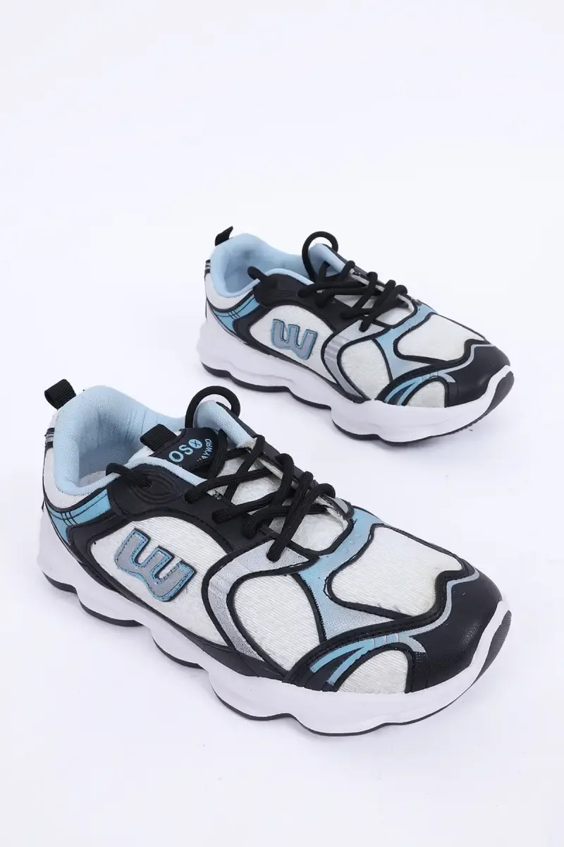 Lace-Up Sports Shoes for Women – Stylish & Breathable with Cushioned Sole
