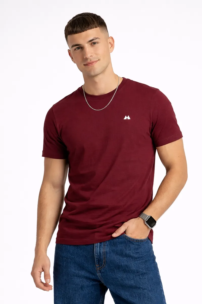 Men’s Cotton Solid Half Sleeve T-Shirt 035698XXLMAR