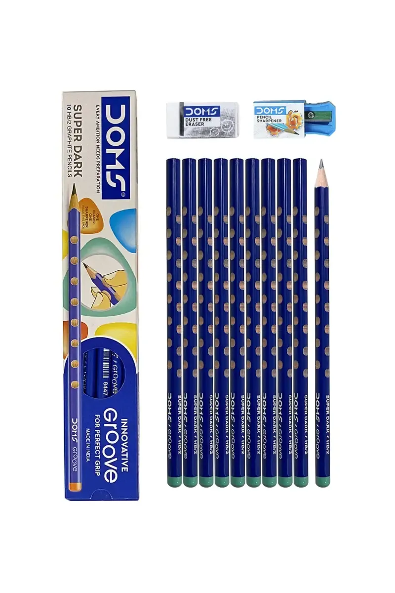 Doms Groove Super Dark Pencils - Pack Of 10 