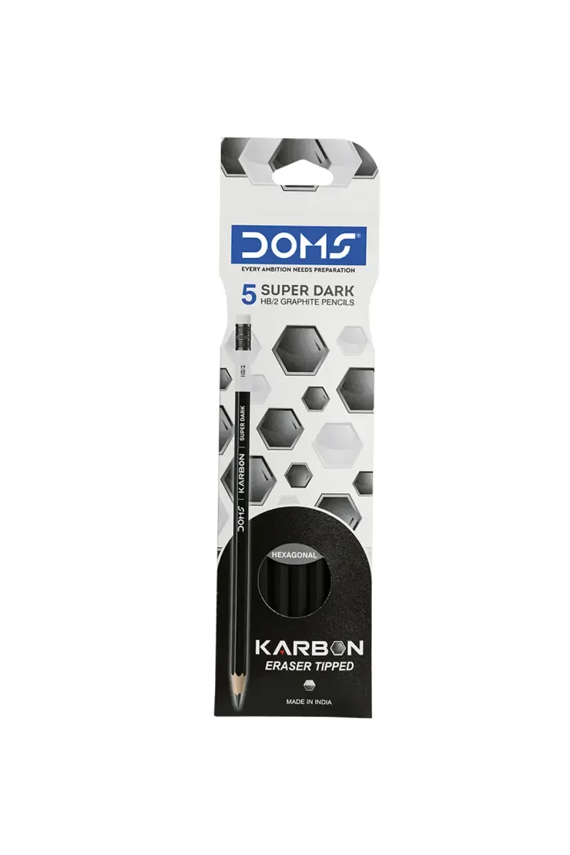 Doms Karbon Super Dark Pencils - Pack of 5