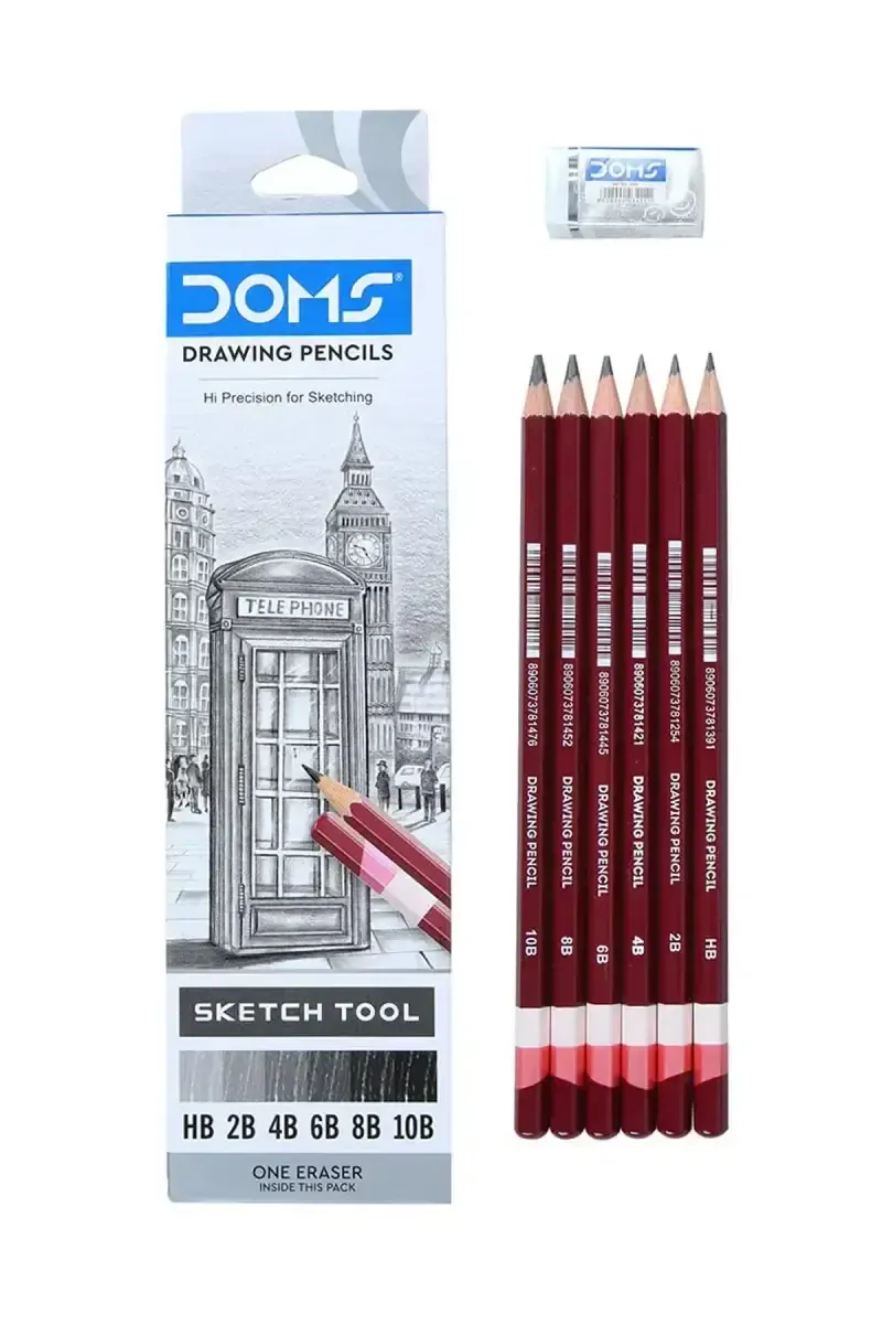 Doms Drawing Pencils - Pack of 6