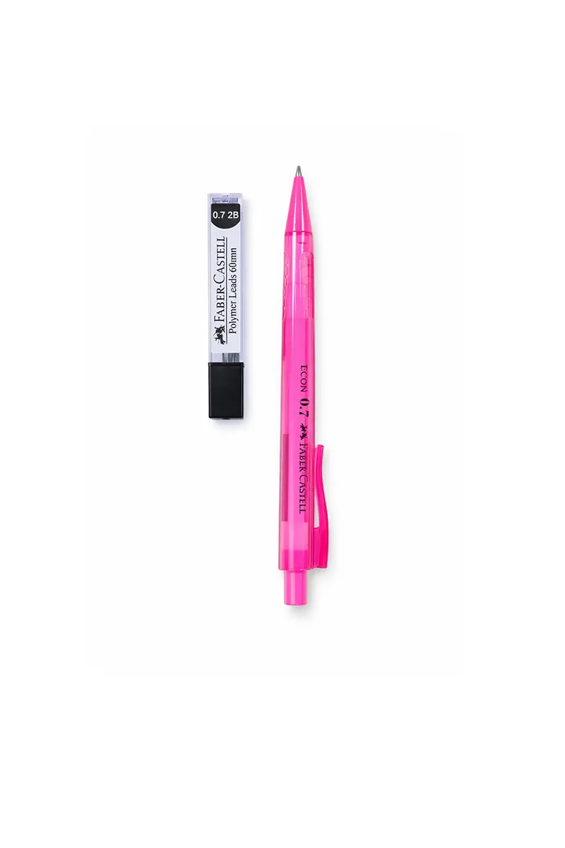 Faber-Castell Econ Mechanical Pencil 0.7 mm (Pink) – Pack of 1
