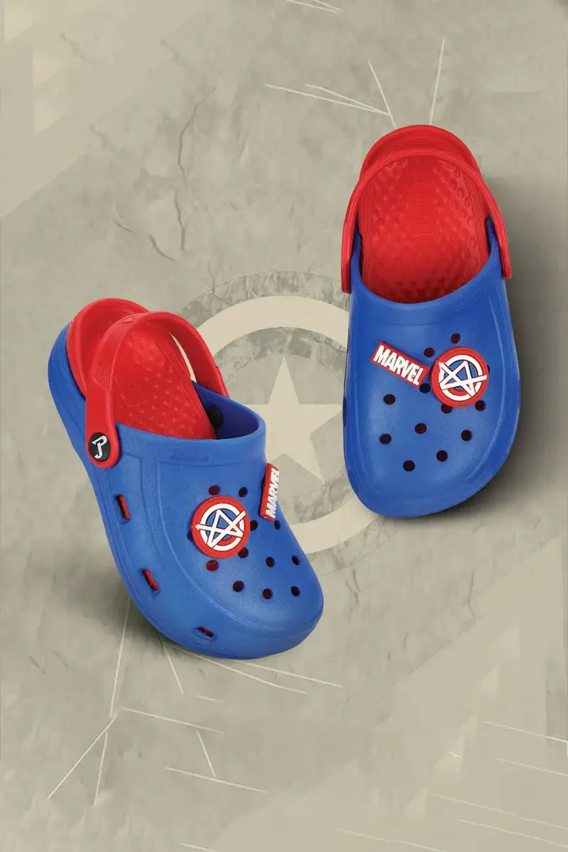 Captain America Charm Clogs for Kids