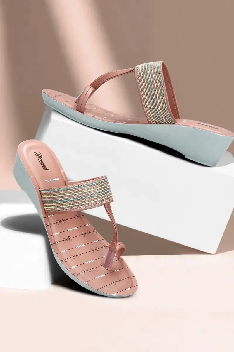 Wedge Sandals with Cushioned Sole for Women