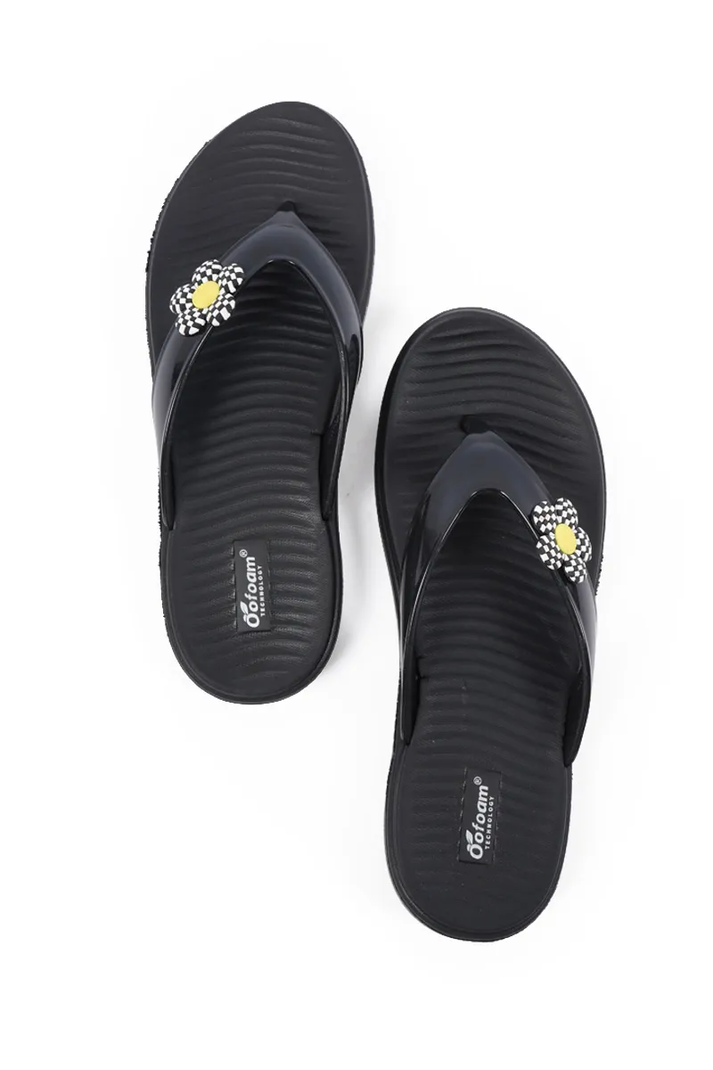 Slip-On Slippers for Women - BLOSSOM 0359076BLA