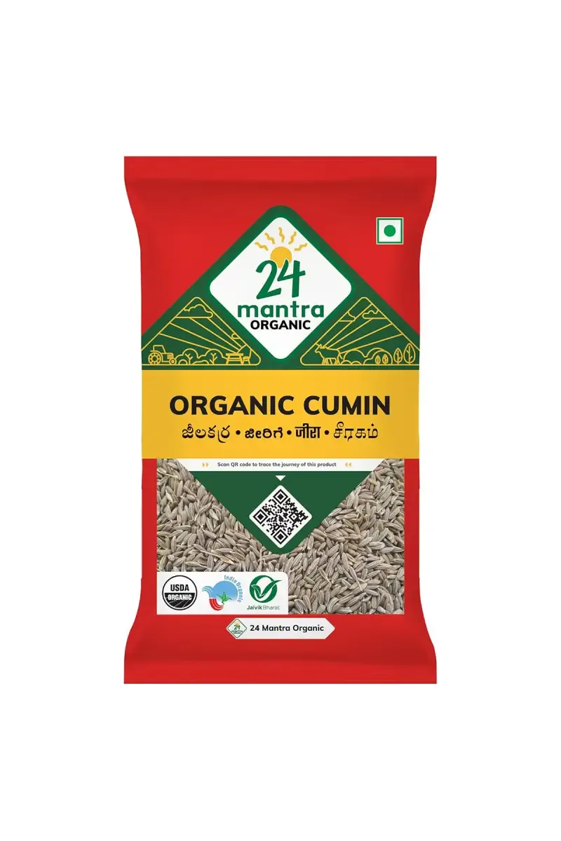 24 Mantra Organic Cumin / Jeera / Seeragam - 100g