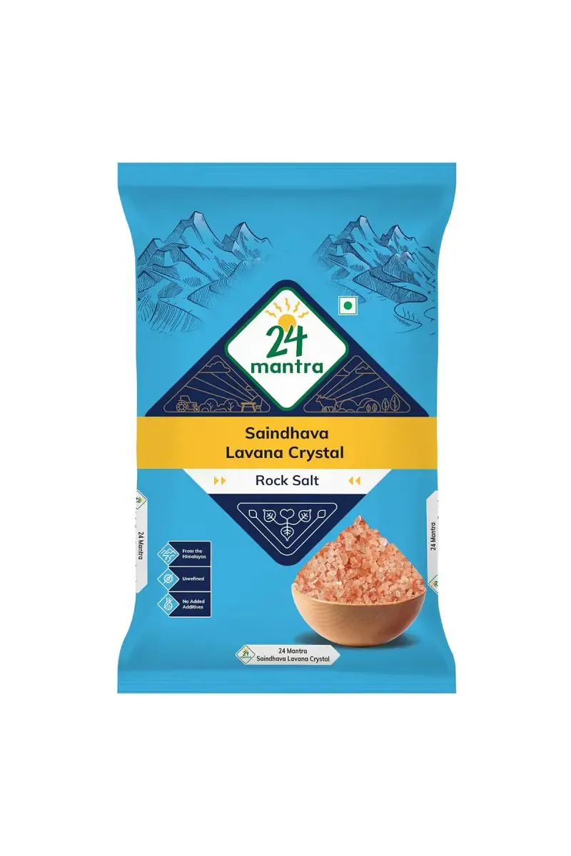 24 Mantra Himalayan Crystal Rock Salt - 1 Kg