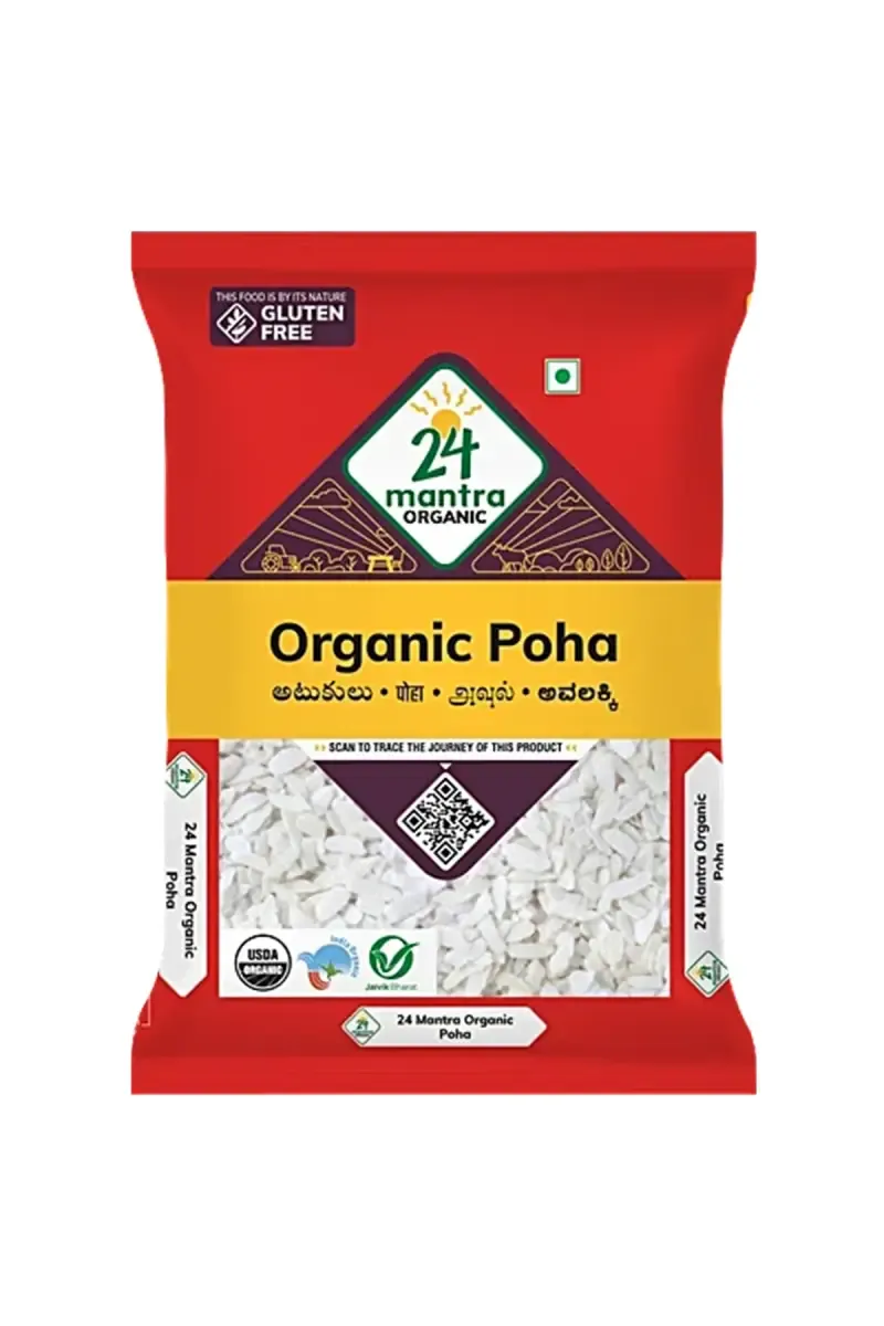 24 Mantra Organic Rice Poha / Aval -500g