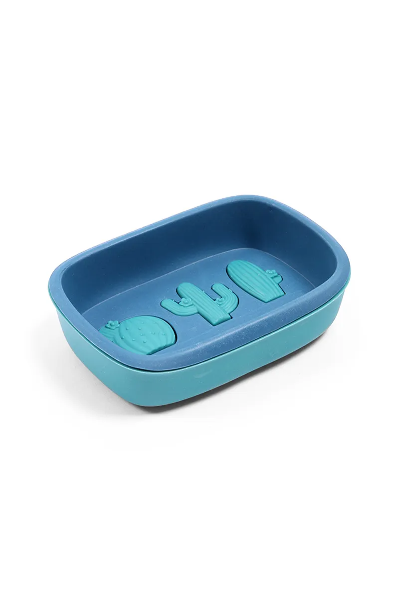 Plastic Soap Case - 15 cm 036034BLUPLA2