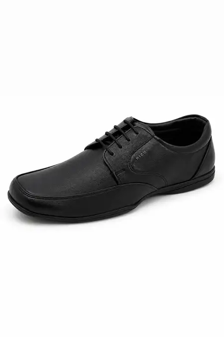 Formal Lace-Up Shoes for Men - Square Toe Design