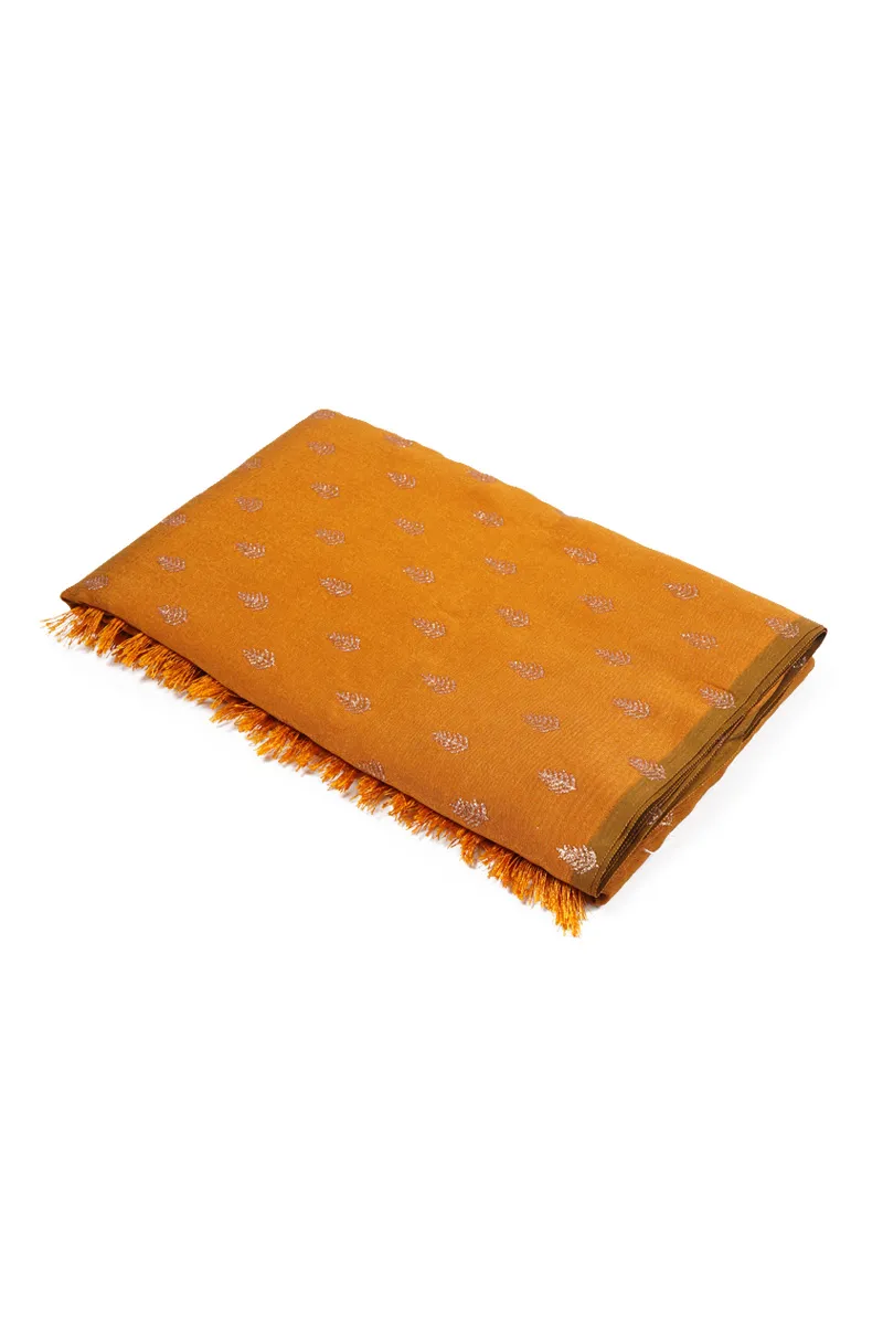 Synthetic Embroidered Saree for Women