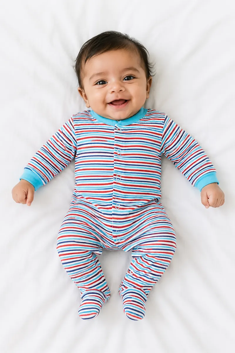 Rompers for Babies - Sky Blue