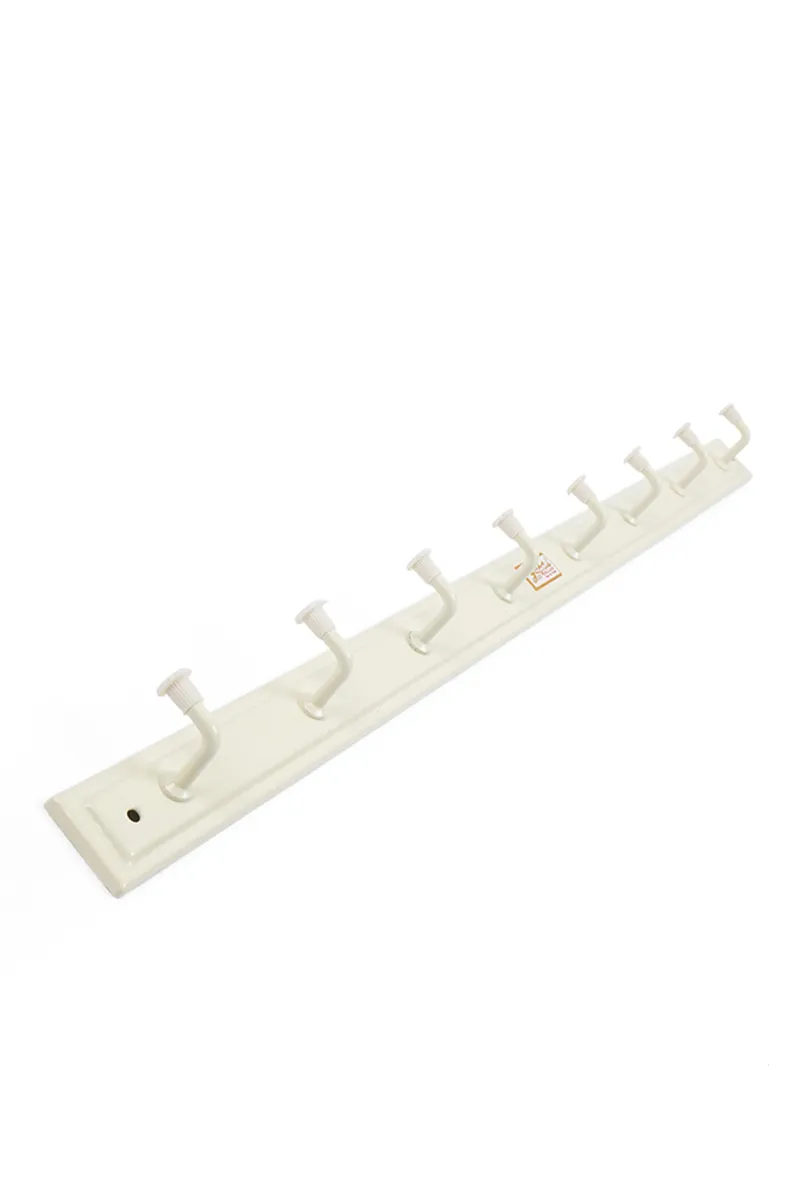 Stainless Steel Cloth Hanger, Off White - 8 Pins