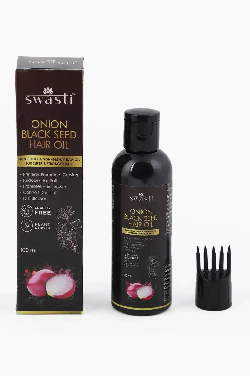 Swasti Onion Black Seed Hair Oil - 100 ml